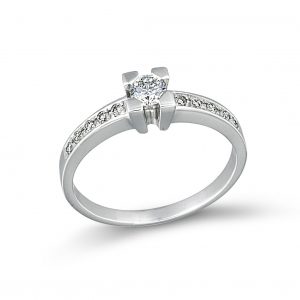 Solitaire Ring with diamond DR20